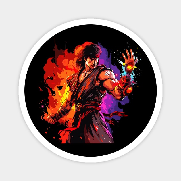 liu kang Magnet by piratesnow